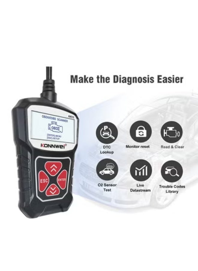 KONNWEI KW310 Universal Car Scanner Professional Automotive Code Reader Vehicle CAN Diagnostic Scan Tool - Image 2